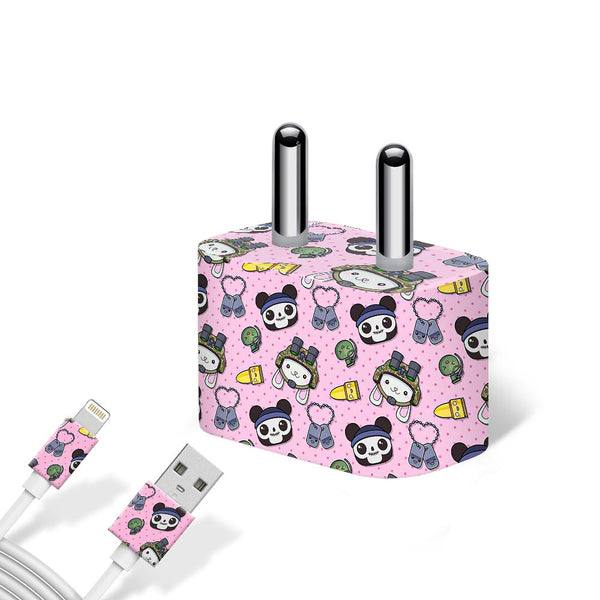 Cute Pub - charger skins for apple charger 5W by Sleeky India