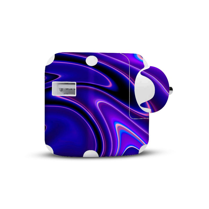 Dark Blue Liquid Marble - Apple 2019 10W Charger skin