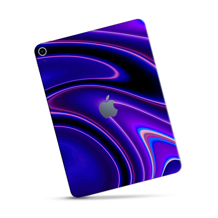 Dark Blue Liquid Marble - Apple Ipad Skin