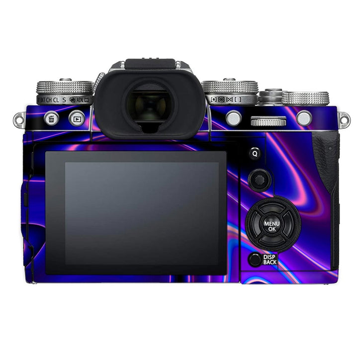 Dark Blue Liquid Marble - FujiFilm Camera Skin