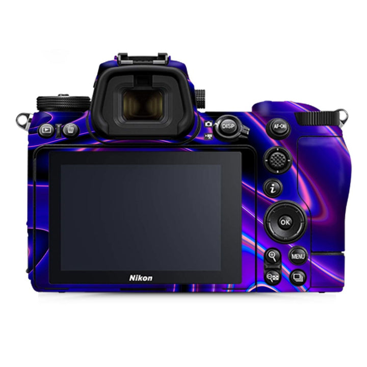 Dark Blue Liquid Marble - Nikon Camera Skins