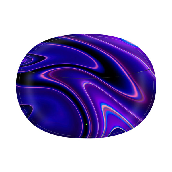 Dark Blue Liquid Marble - Realme Buds Air 3 Neo Skin