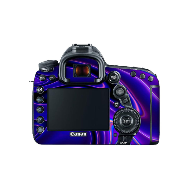 Dark Blue Liquid Marble - Canon Camera Skins