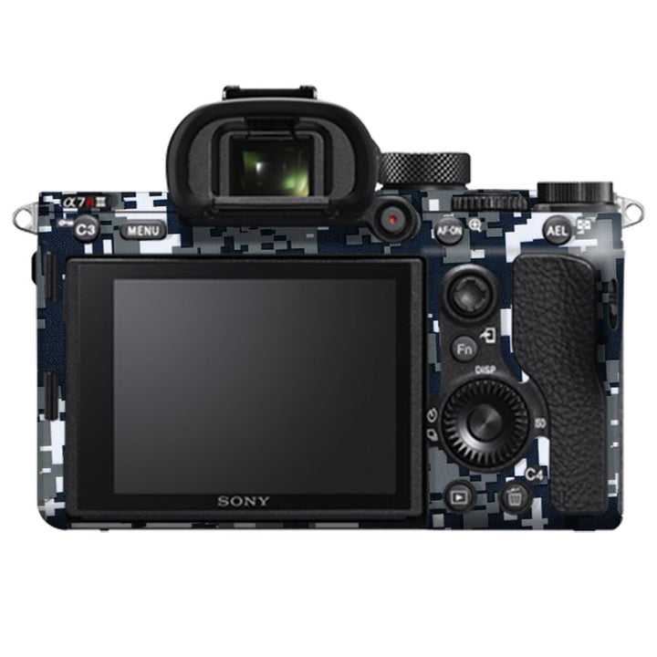 Dark Digi Blue - Sony Camera Skins