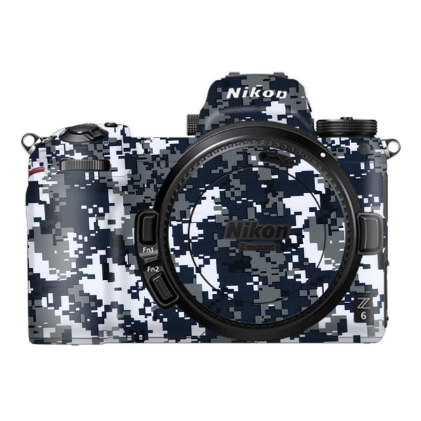 Dark Digi Blue - Nikon Camera Skins