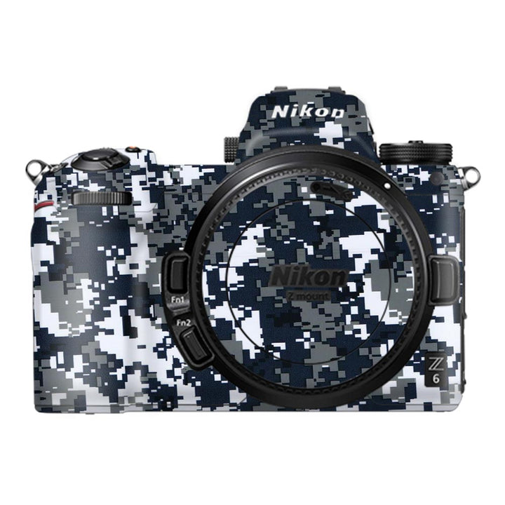 Dark Digi Blue - Nikon Camera Skins