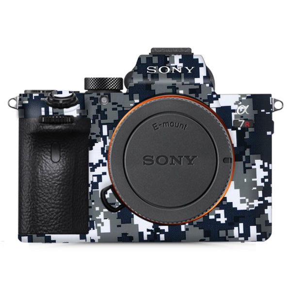 Dark Digi Blue - Sony Camera Skins