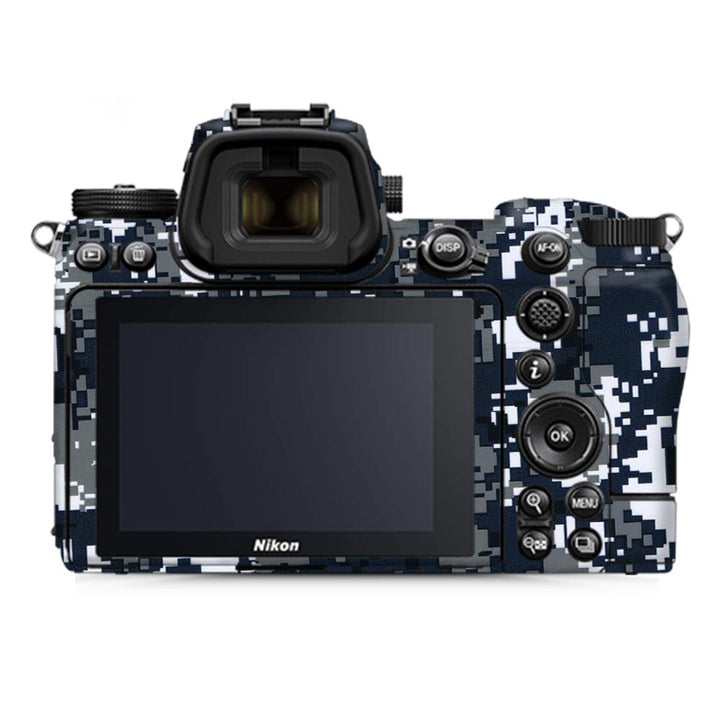 Dark Digi Blue - Nikon Camera Skins By Sleeky India