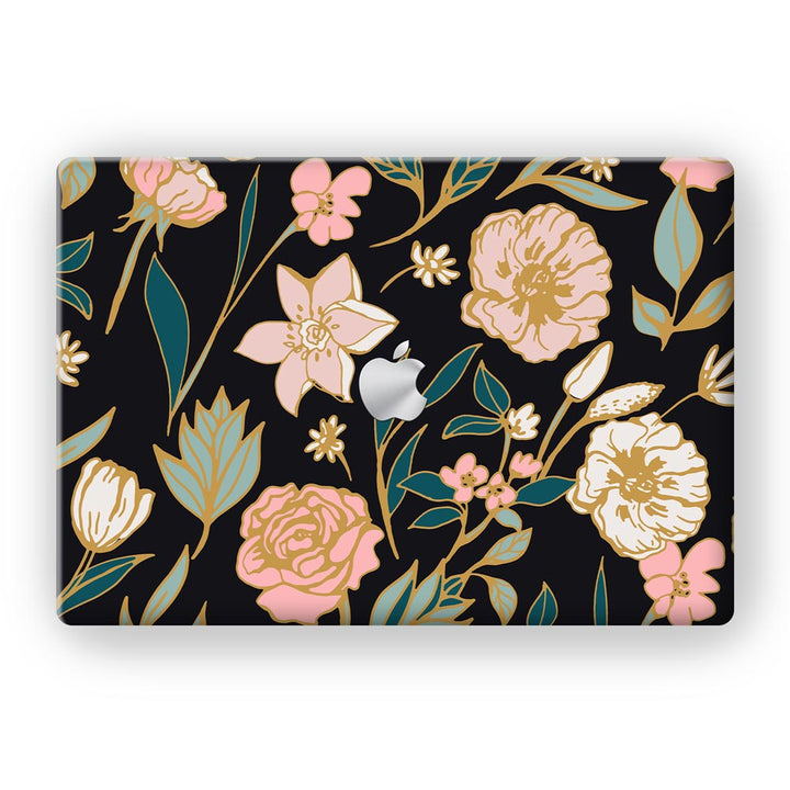 Dark Floral - MacBook Skins