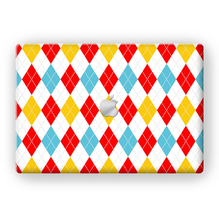 Diamonds fabric Pattern - MacBook Skins