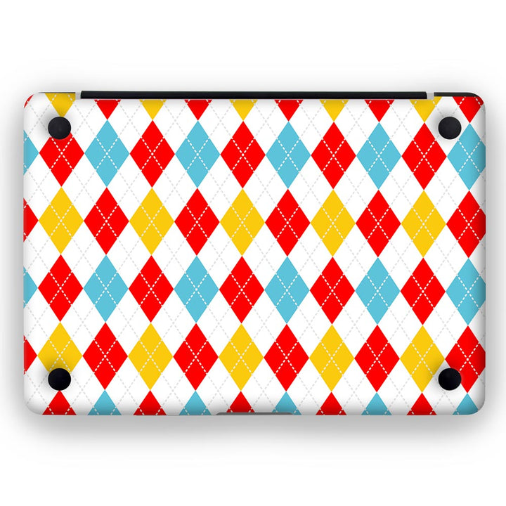 Diamonds fabric Pattern - MacBook Skins