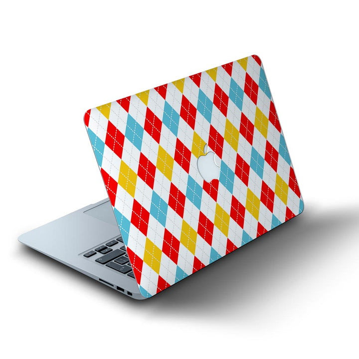 Diamonds fabric Pattern - MacBook Skins