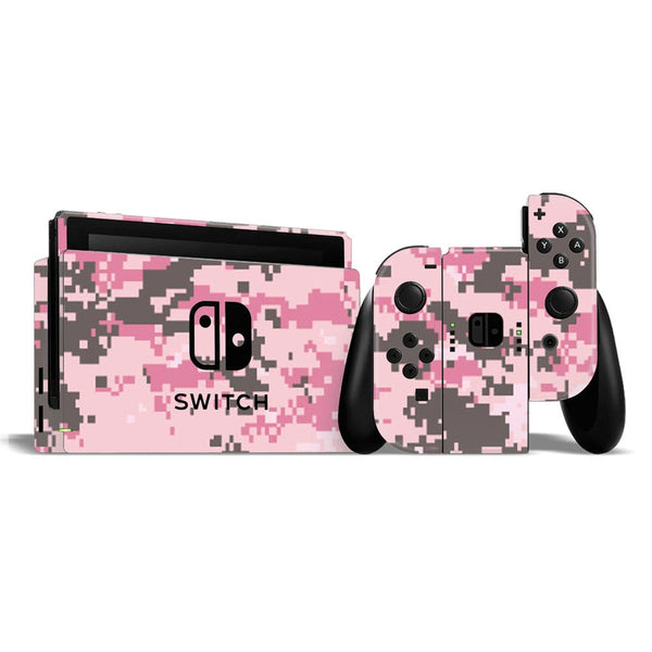 Digi Pink Camo - Nintendo Switch Skins