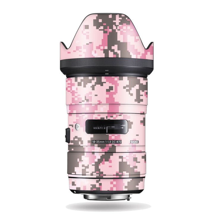 Digi Pink camo - Fujifilm, Lumix Lens Skin