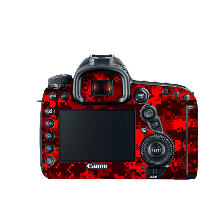 Digi Red Camo - Canon Camera Skins