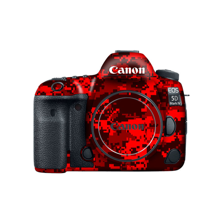 Digi Red Camo - Canon Camera Skins