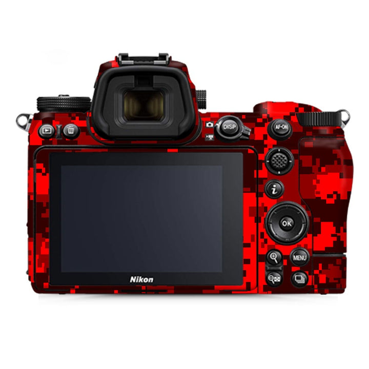 Digi Red - Nikon Camera Skins By Sleeky India