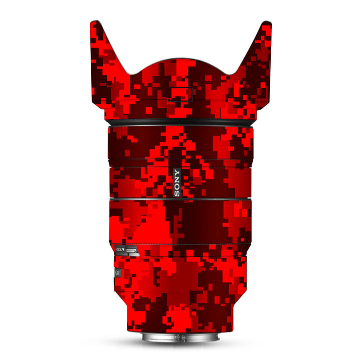 Digi Red Camo - Sony Lens Skin