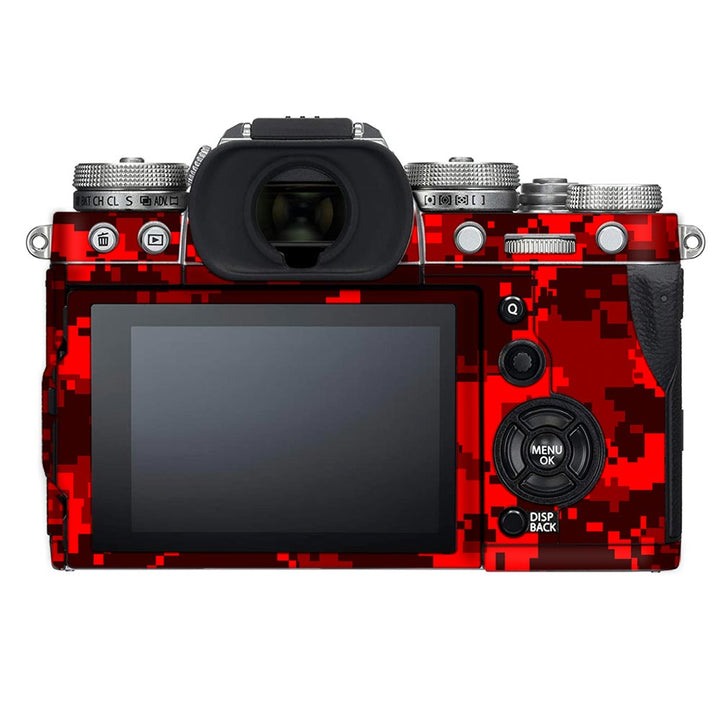 Digi Red Camo - FujiFilm Camera Skin