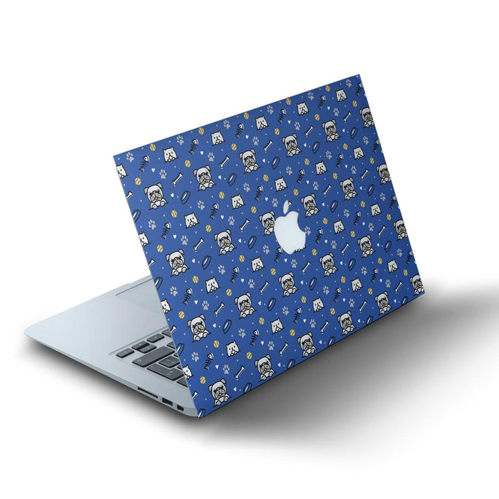 Dog And Cat Pattern  By The Doodleist - MacBook Skins