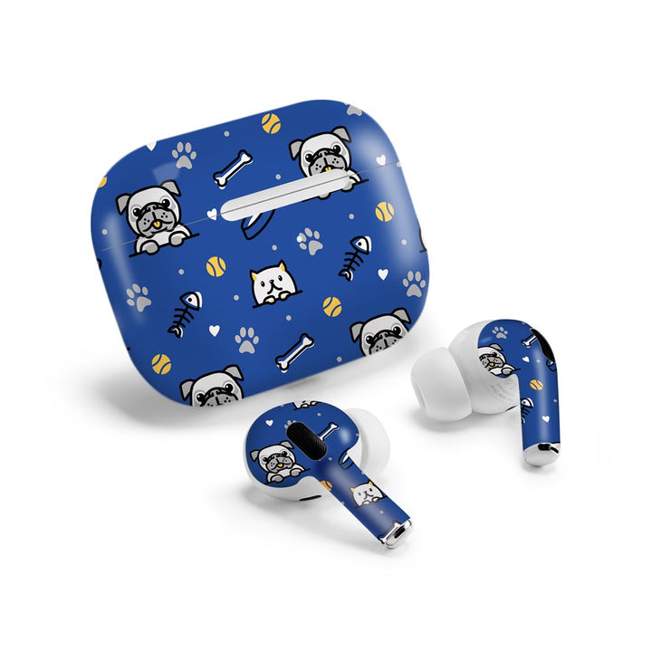 Dog And Cat Pattern By The Doodleist - Airpods Pro Skin
