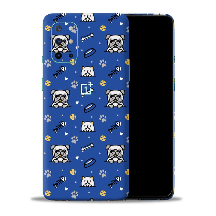 Dog And Cat Pattern by The Doodleist  - Mobile Skin