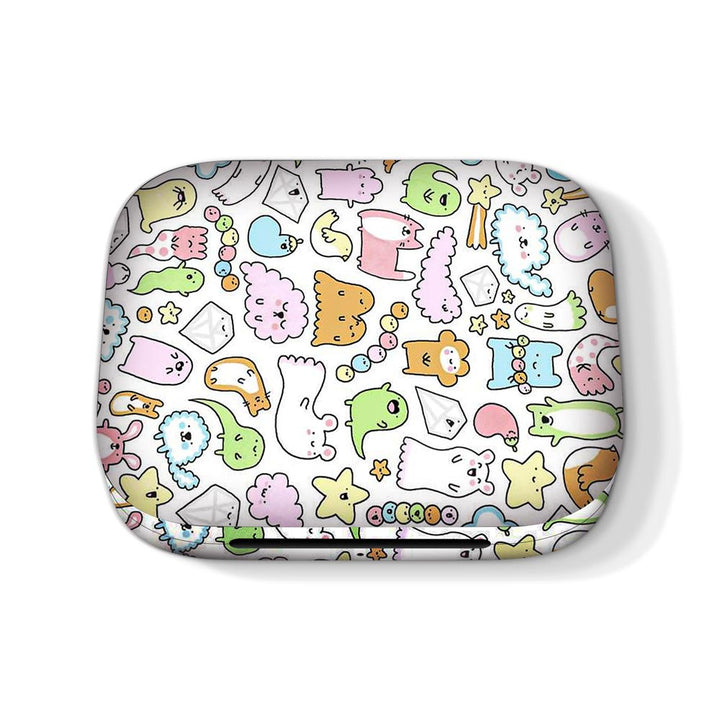 doodle 04  skins for Oneplus Buds Pro by sleeky india 