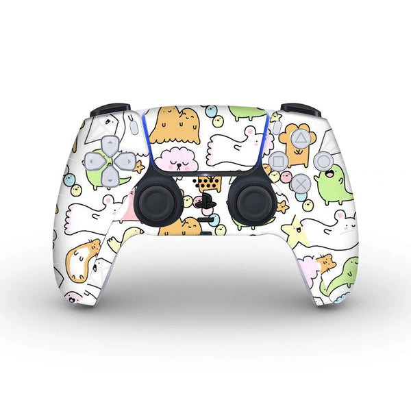 Doodle 04 - Skins for PS5 controller by Sleeky India