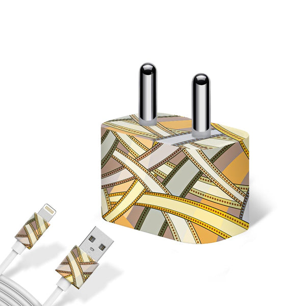 Dotted Line Pattern - Apple charger 5W Skin