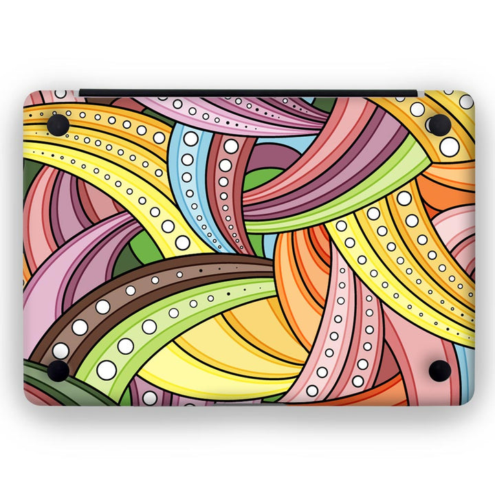 Dotted Mandala Pattern - MacBook Skins