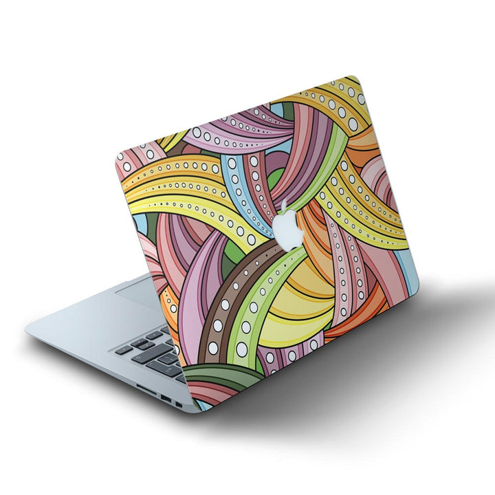 Dotted Mandala Pattern - MacBook Skins