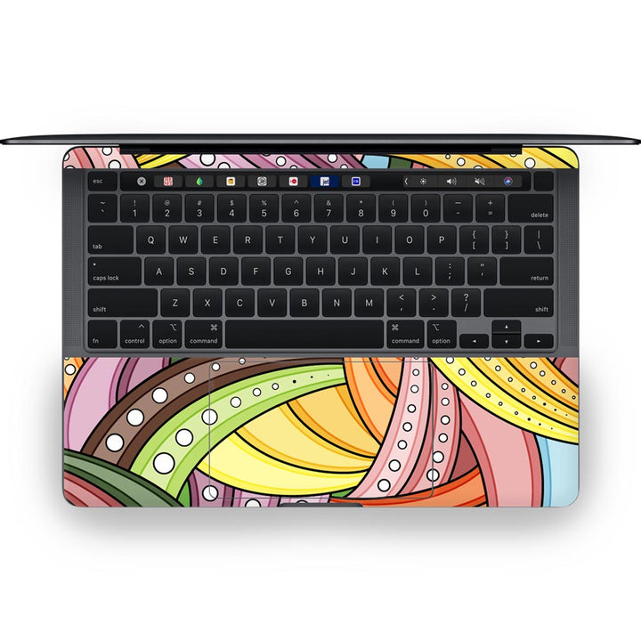 Dotted Mandala Pattern - MacBook Skins