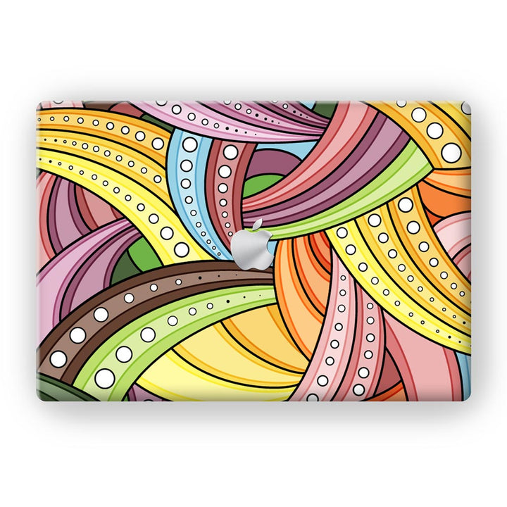 Dotted Mandala Pattern - MacBook Skins