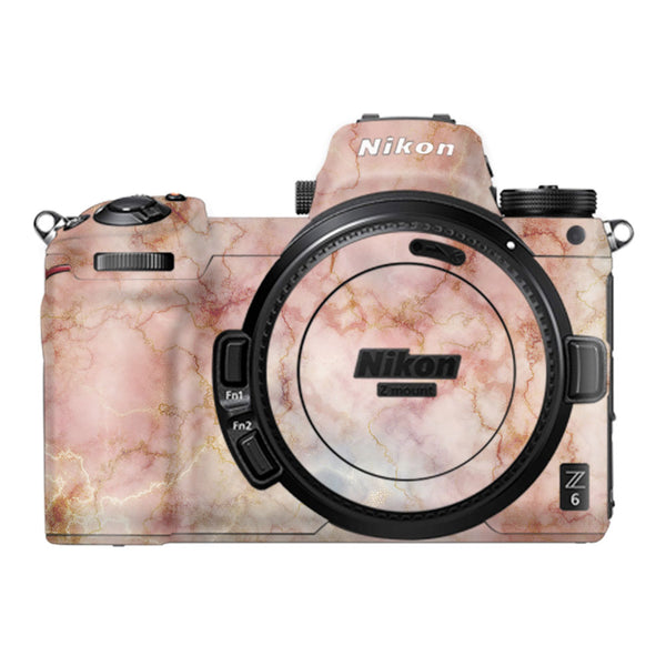 Dusty Pink Marble - Nikon Camera Skins