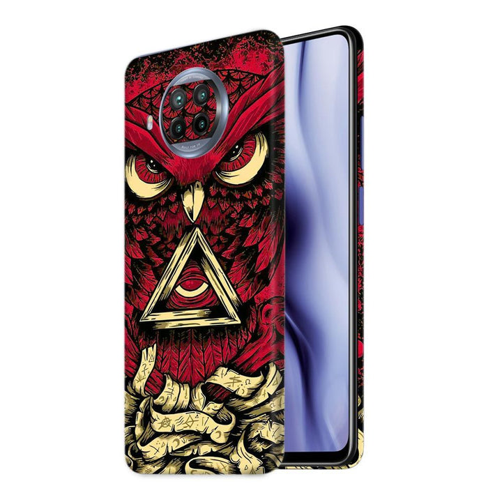 trippy-owl-red skin by Sleeky India. Mobile skins, Mobile wraps, Phone skins, Mobile skins in India