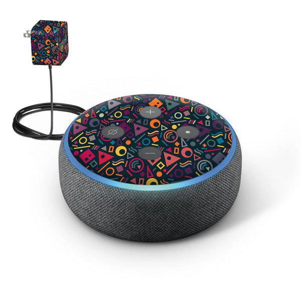 Eccentric skin of Amazon Echo Dot (3rd Gen) by sleeky india