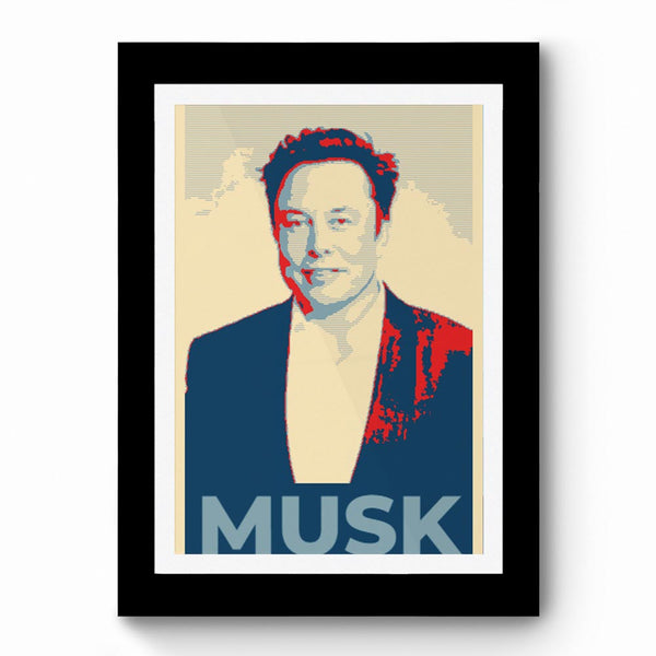 Elon Musk - Framed Poster
