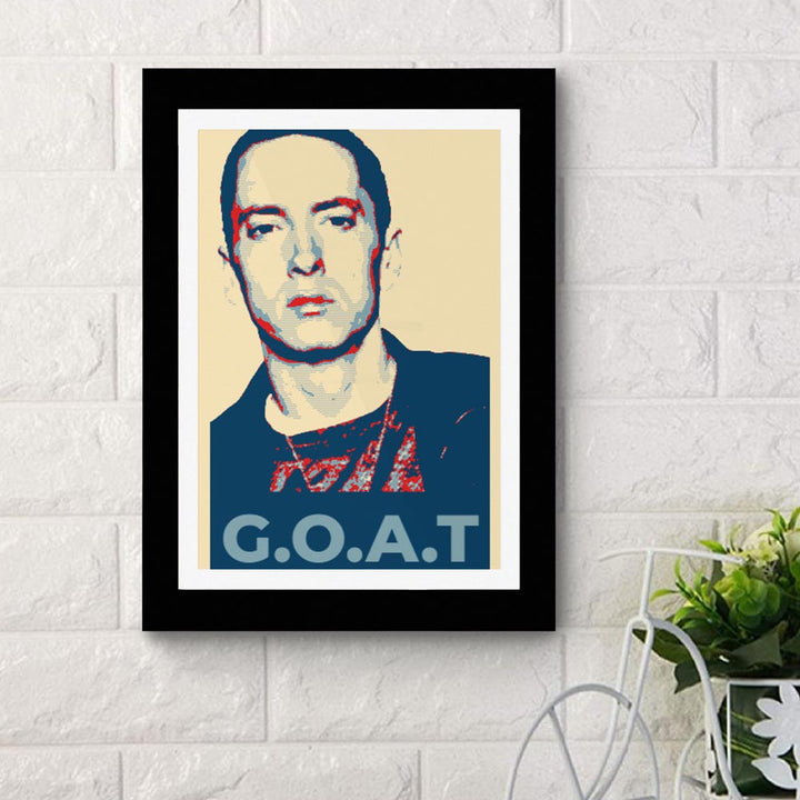 Eminem Goat - Framed Poster
