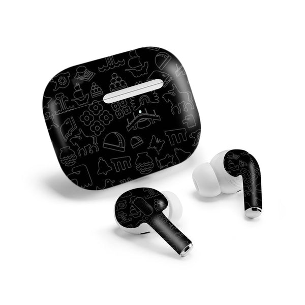 Erratic Airpods Pro 2 skin by sleeky india