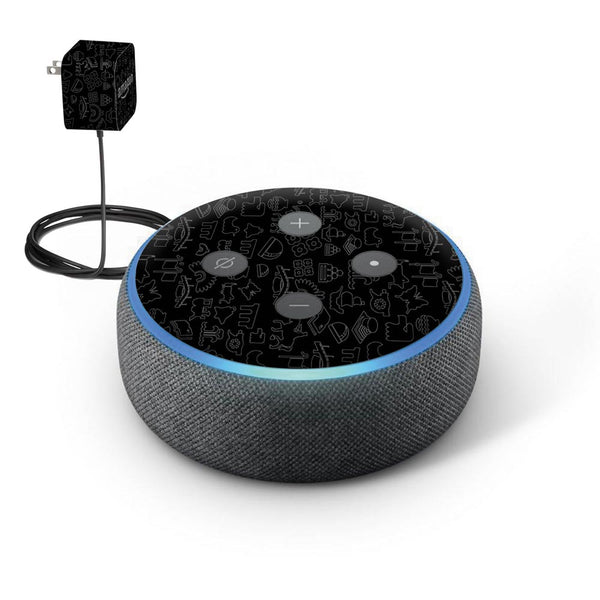 Erratic skin of Amazon Echo Dot (3rd Gen) by sleeky india