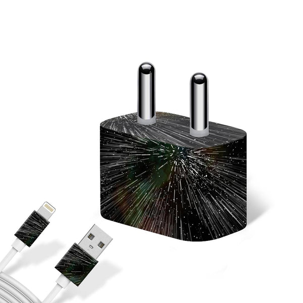 Explosion Art Print - Apple charger 5W Skin
