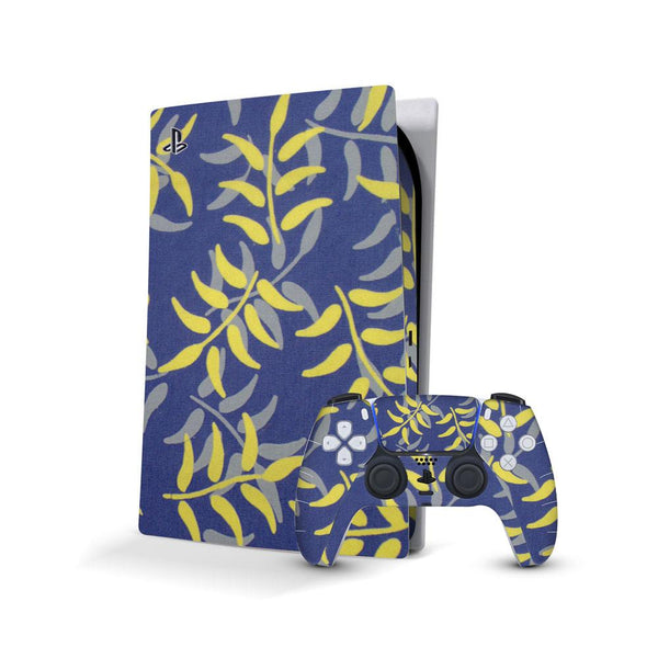 Fabric flora - Sony PlayStation 5 Console Skins