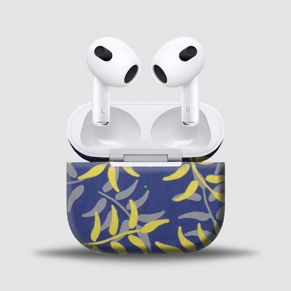 Fabric Flora - Skins for AirPods 3 By Sleeky India