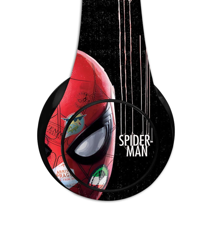 Far From Home Stamps - Decibel Wireless On Ear Headphones By Sleeky India, Marvel Headphones, Dc headphones, Anime headphones, Customised headphones 