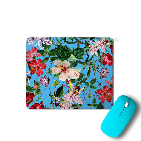 Floral Blue - Mousepad