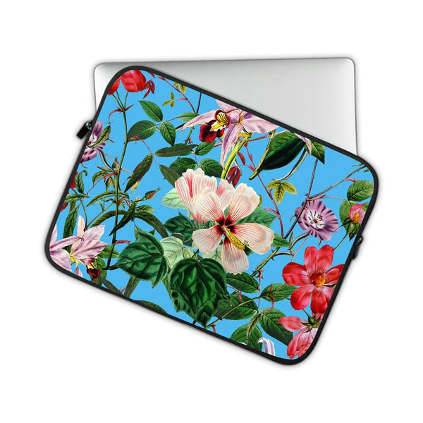 Floral Blue - Laptop Sleeve