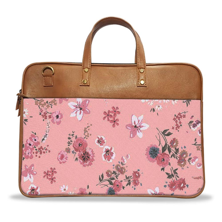 Floral Pink - Premium Laptop Bag