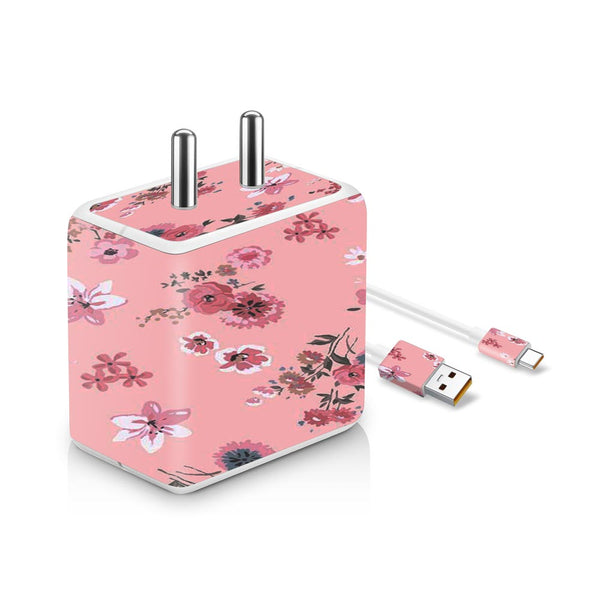 Floral Pink - VOOC Charger Skin