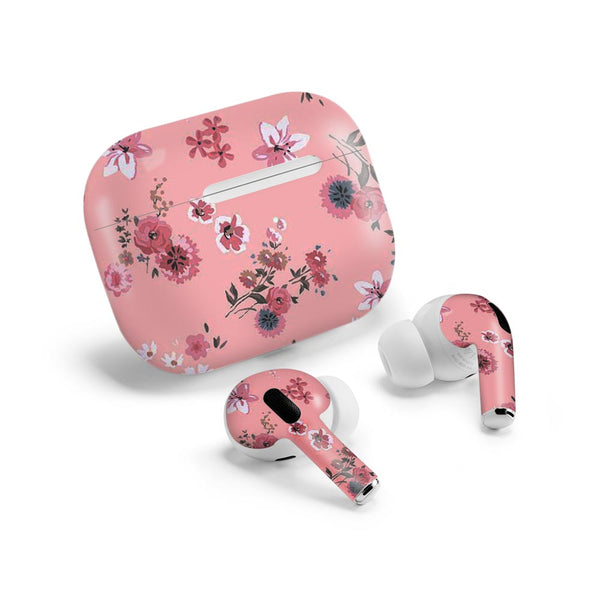 floral pink Airpods Pro 2 skin by sleeky india