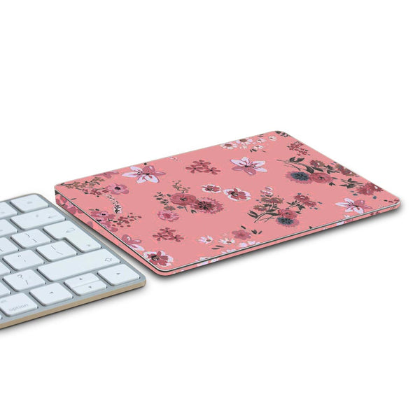 floral pink skin for Apple Magic Trackpad 2 Skins by sleeky india